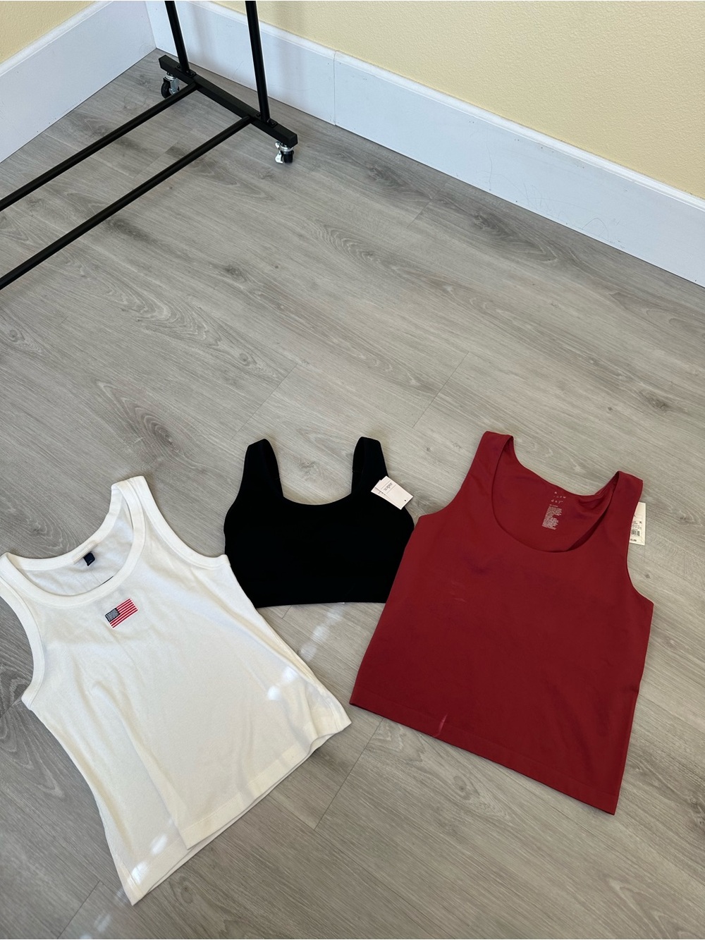 Target Women's Tank Trio in White, Black & Red
